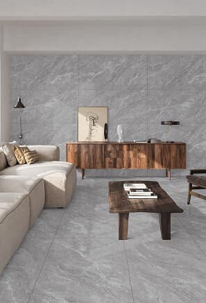 Epoxy flooring in modern interior